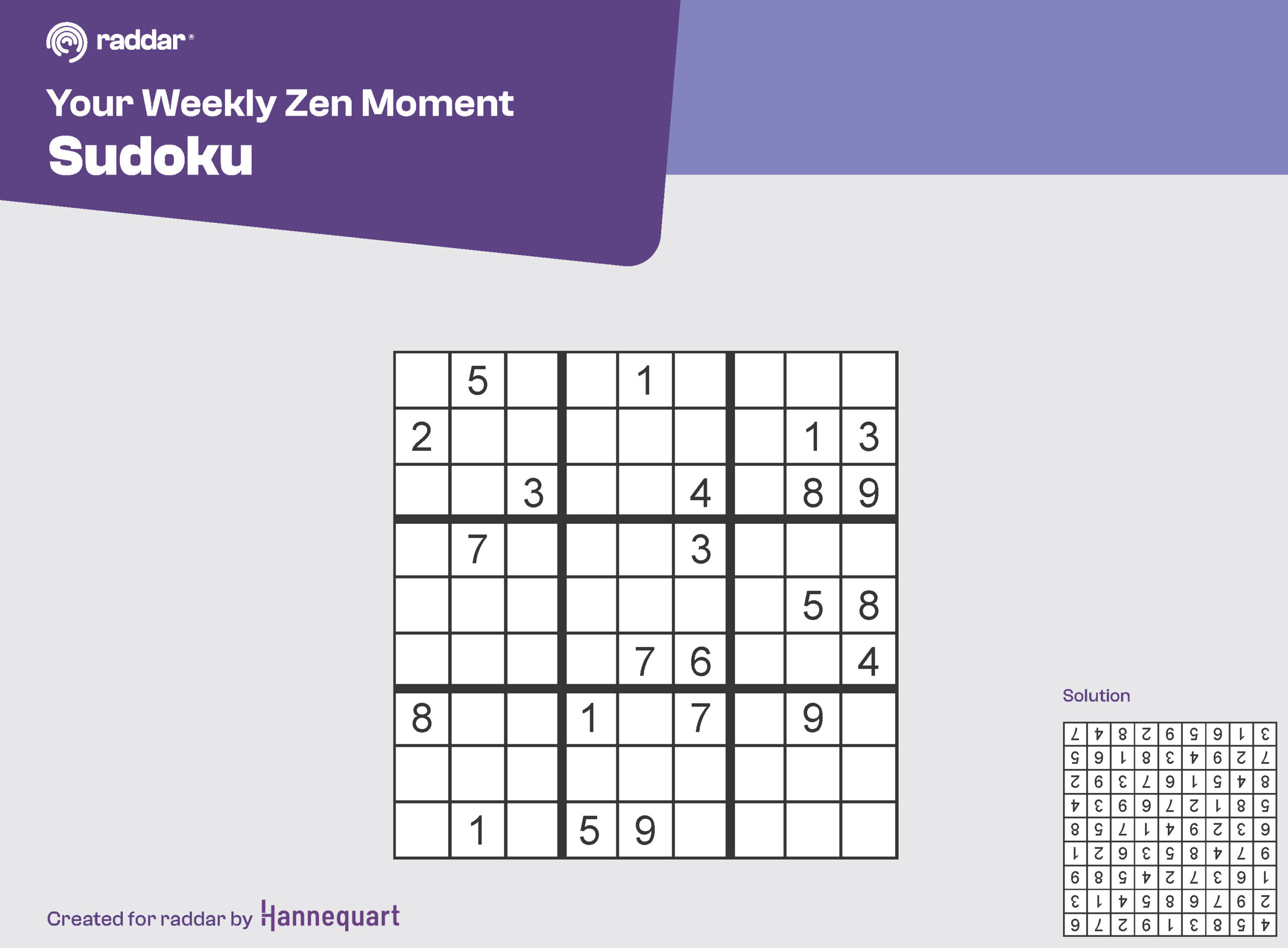 Sudoku | July 28, 2025