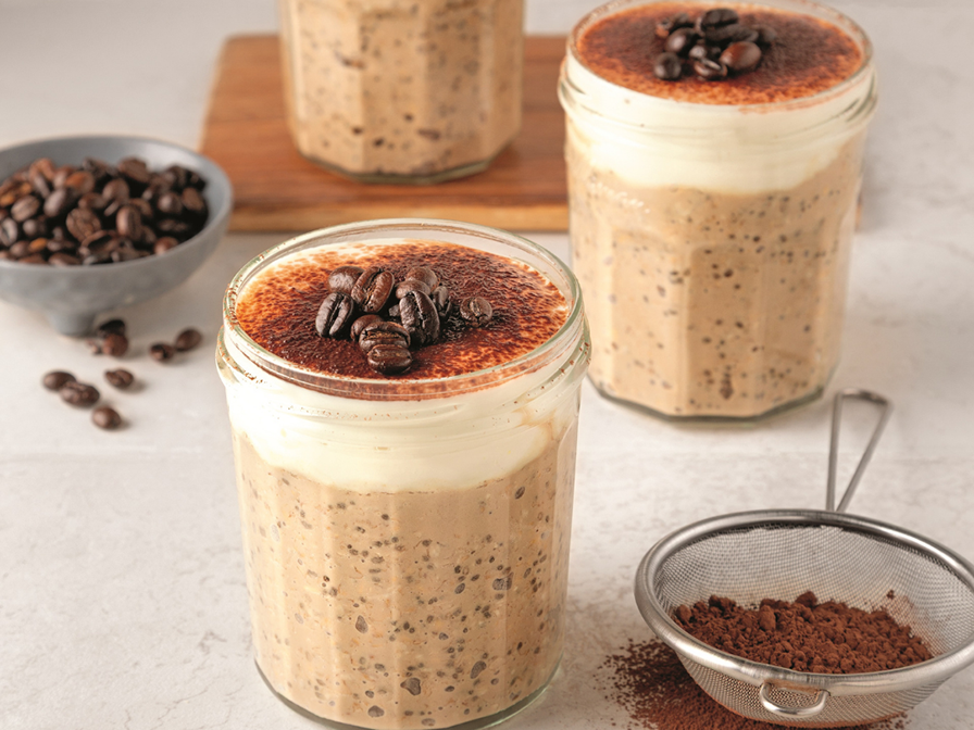 Gruau overnight au tiramisu